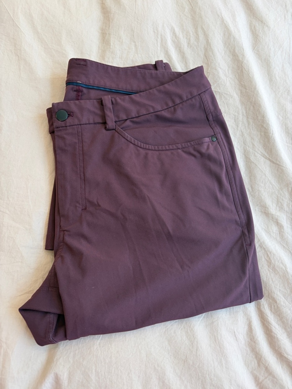 Maroon lululemon abc pants